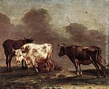 Cows in a Meadow by Paulus Potter